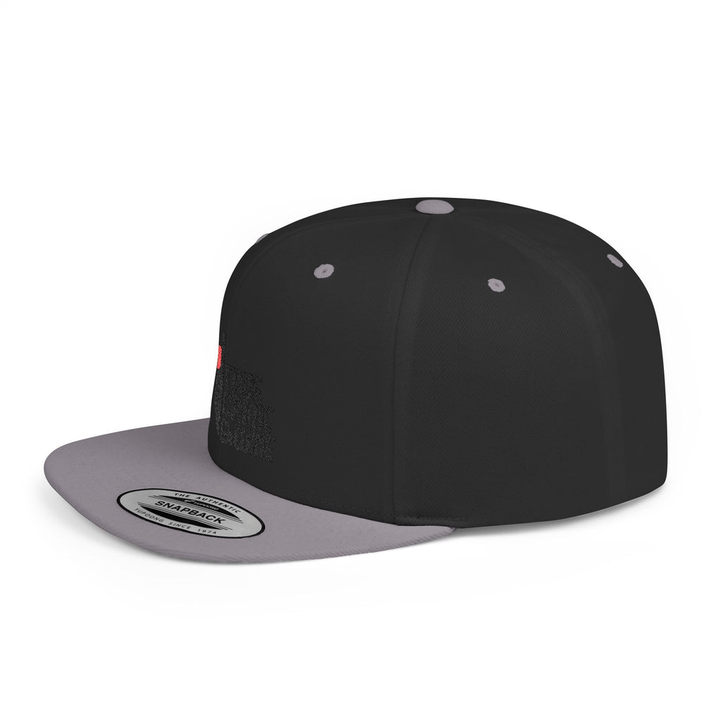 True Crime Enthusiast Flat Bill Snapback Cap - Trendy Hat for Fans, Gift for Him/Her, Casual Wear, Festival Accessory, Cool Streetwear