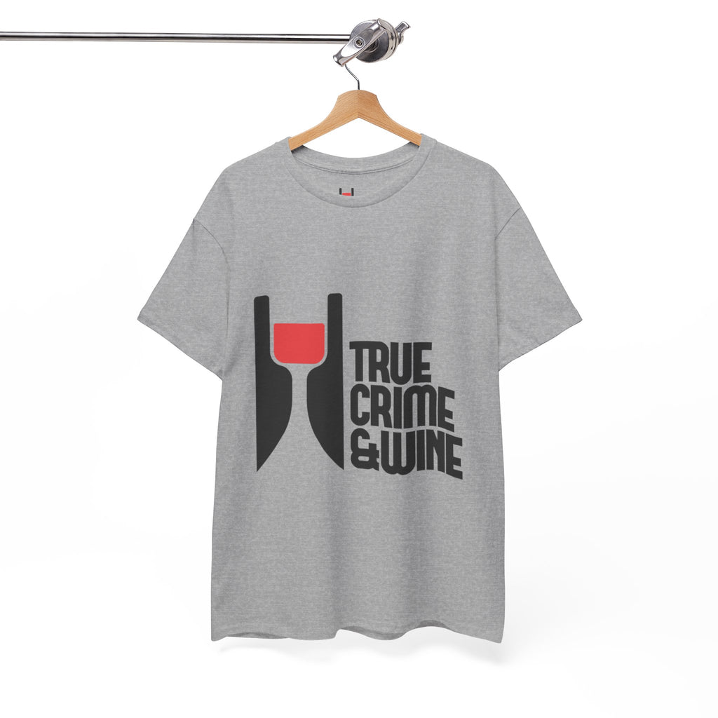 True Crime & Wine Unisex Cotton Tee, Funny Graphic Shirt for True Crime Lovers, Wine Enthusiast Gift, Casual Tee for Everyday Wear, [...]
