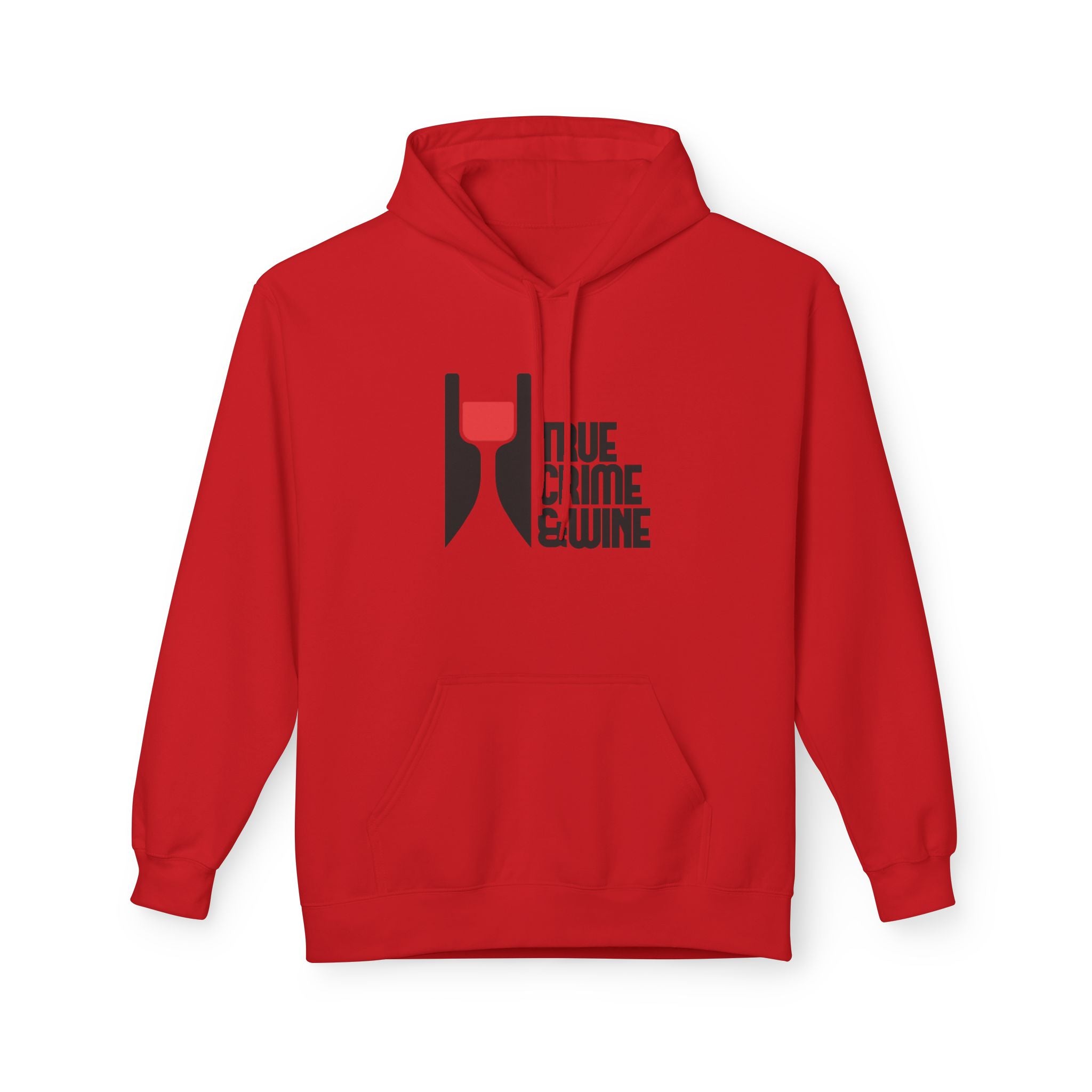 True Crime & Wine Hoodie - Cozy Unisex Fleece Sweatshirt for Wine Lovers, Perfect Gift for True Crime Fans, Casual Wear, Wine Night, [...]