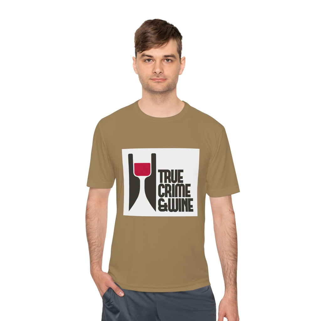 True Crime & Wine Unisex Moisture Wicking Tee, Perfect for True Crime Lovers, Wine Enthusiasts, Gifts for Friends, Casual Wear, Date [...]