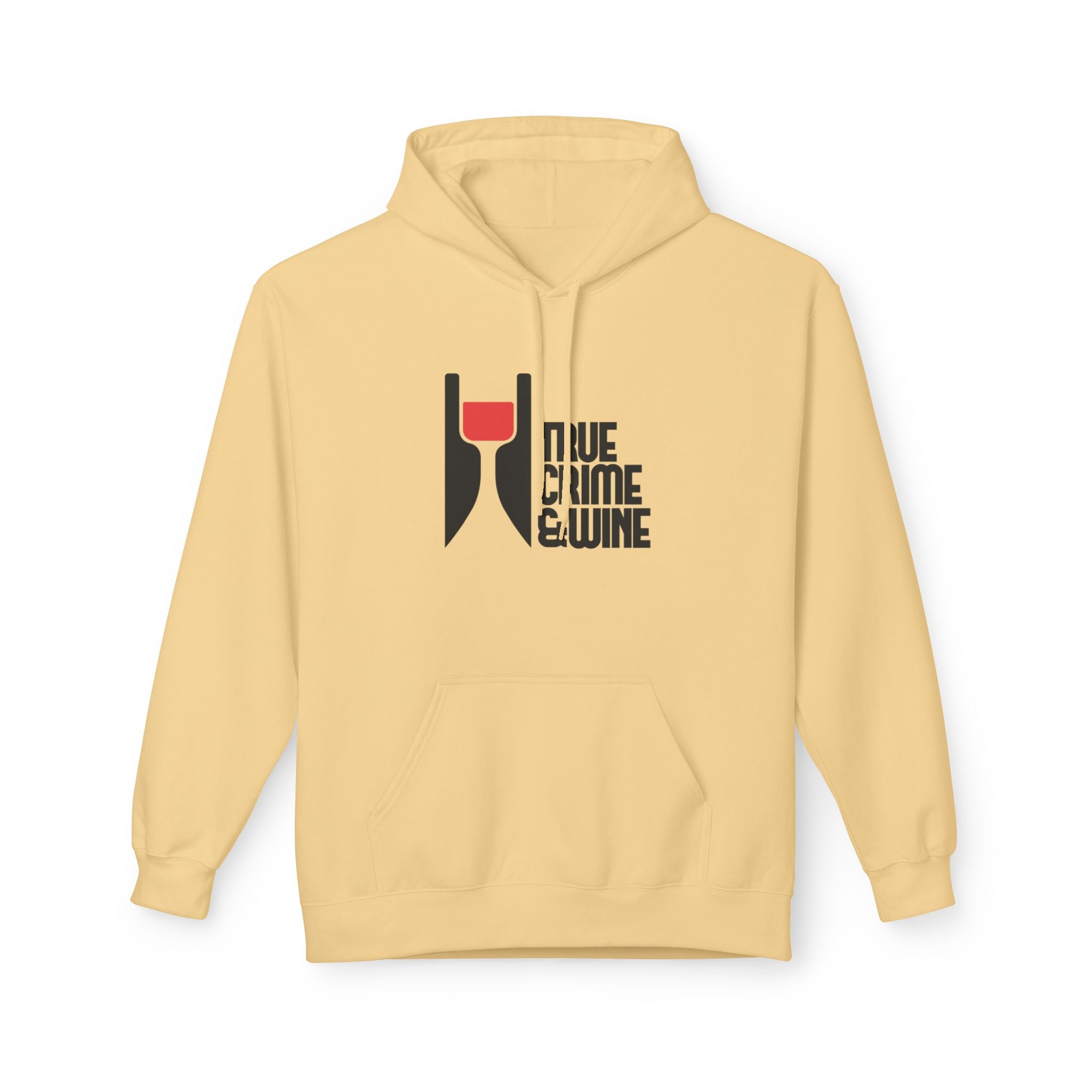 True Crime & Wine Hoodie - Cozy Unisex Fleece Sweatshirt for Wine Lovers, Perfect Gift for True Crime Fans, Casual Wear, Wine Night, [...]