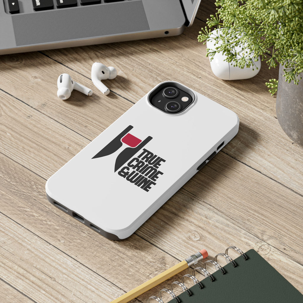 True Crime & Wine Tough Phone Case, Durable Smartphone Cover, Gift for True Crime Lovers, Protective Phone Accessory, Unique Design [...]