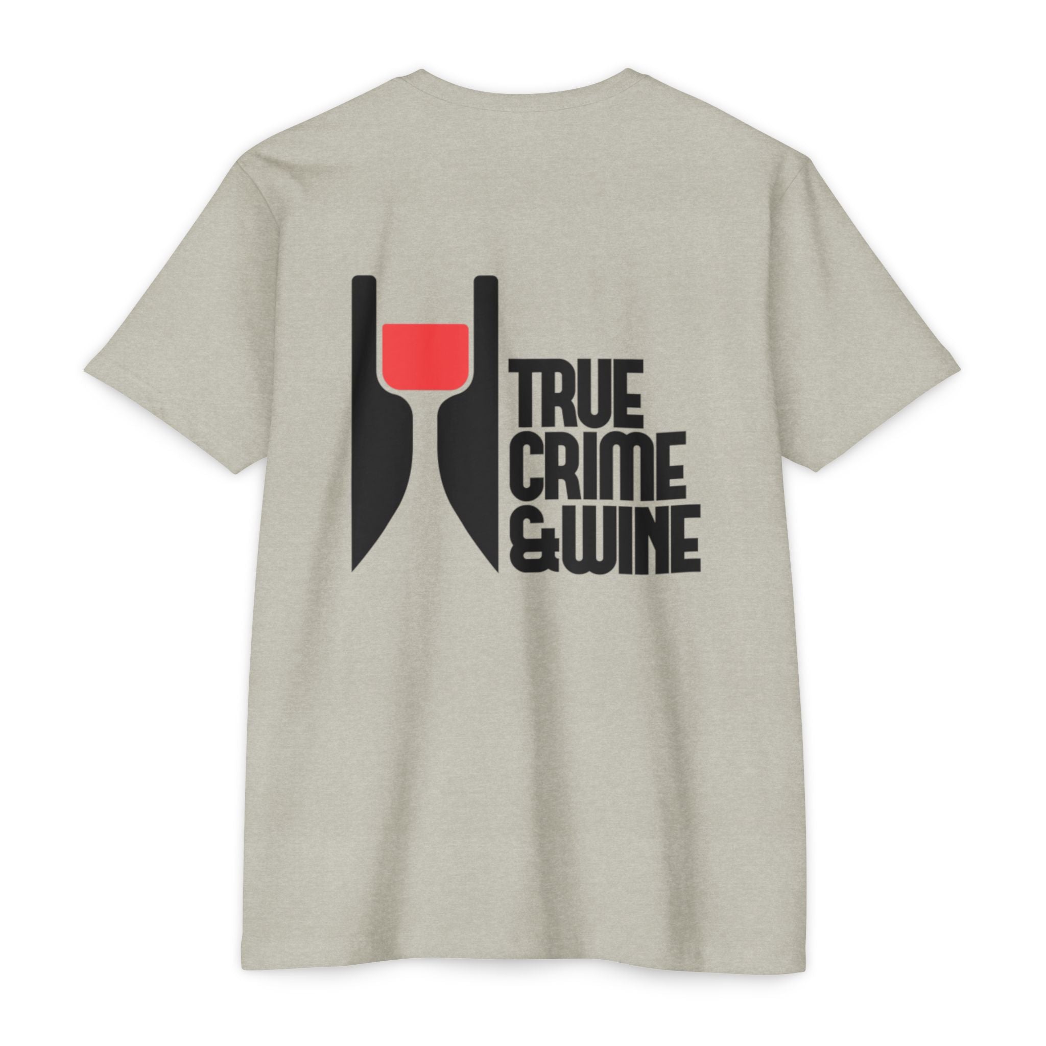 True Crime & Wine Unisex T-Shirt, Perfect Gift for True Crime Fans, Wine Lovers, Cozy Nights In, Casual Wear, Unique Graphic Tee