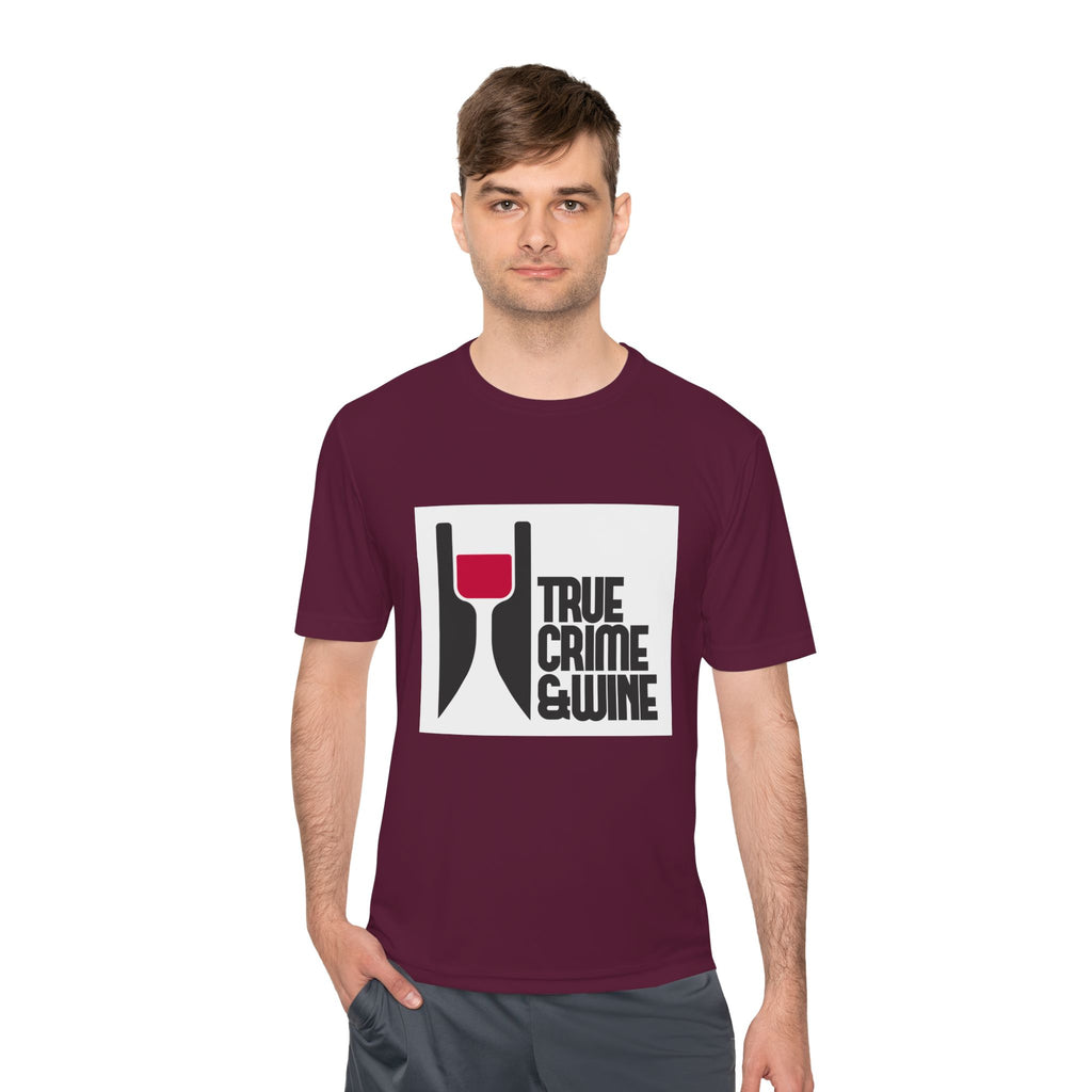 True Crime & Wine Unisex Moisture Wicking Tee, Perfect for True Crime Lovers, Wine Enthusiasts, Gifts for Friends, Casual Wear, Date [...]