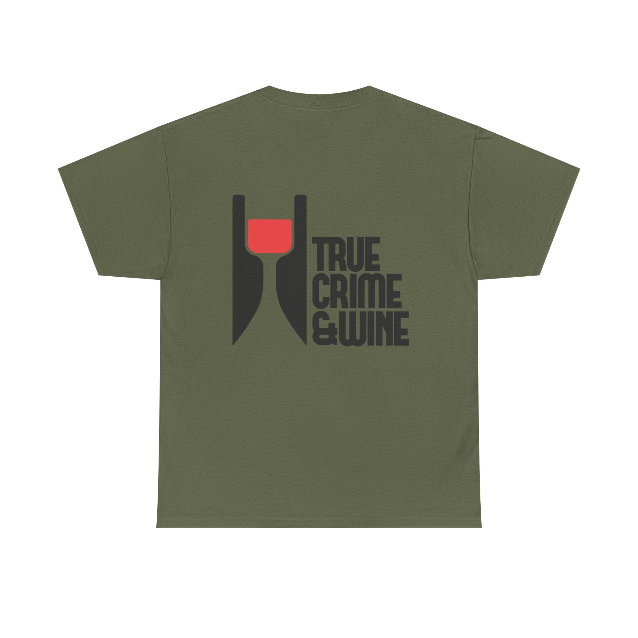 True Crime & Wine Unisex Cotton Tee, Funny Graphic Shirt for True Crime Lovers, Wine Enthusiast Gift, Casual Tee for Everyday Wear, [...]