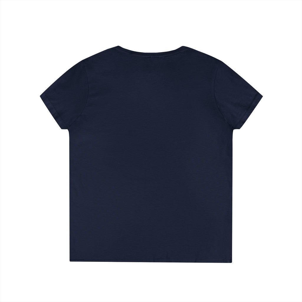 True Crime & Wine Ladies' V-Neck T-Shirt | Perfect for Book Clubs, Wine Nights, Casual Wear, Gifts for Fans, Everyday Comfort