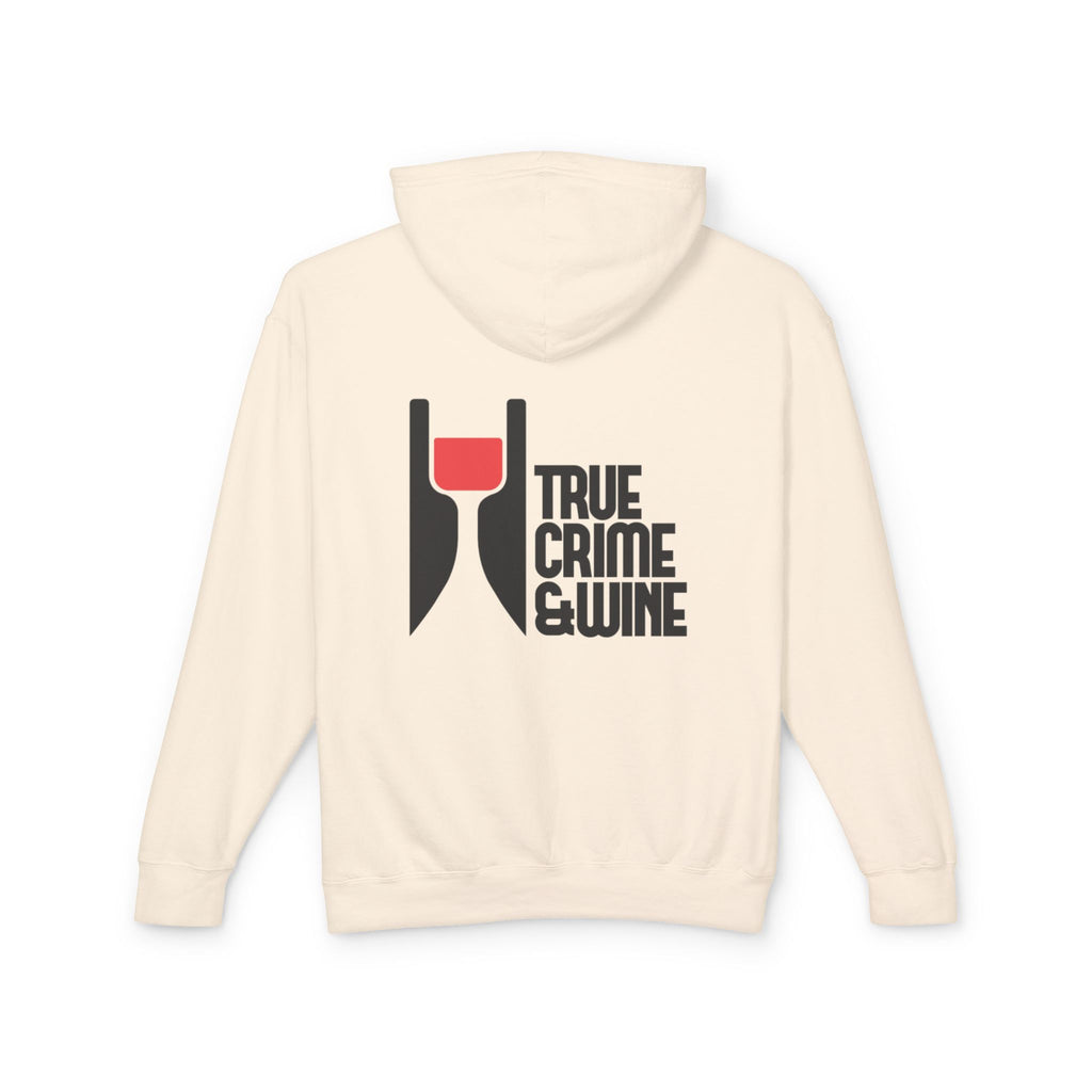 True Crime & Wine Unisex Lightweight Hooded Sweatshirt
