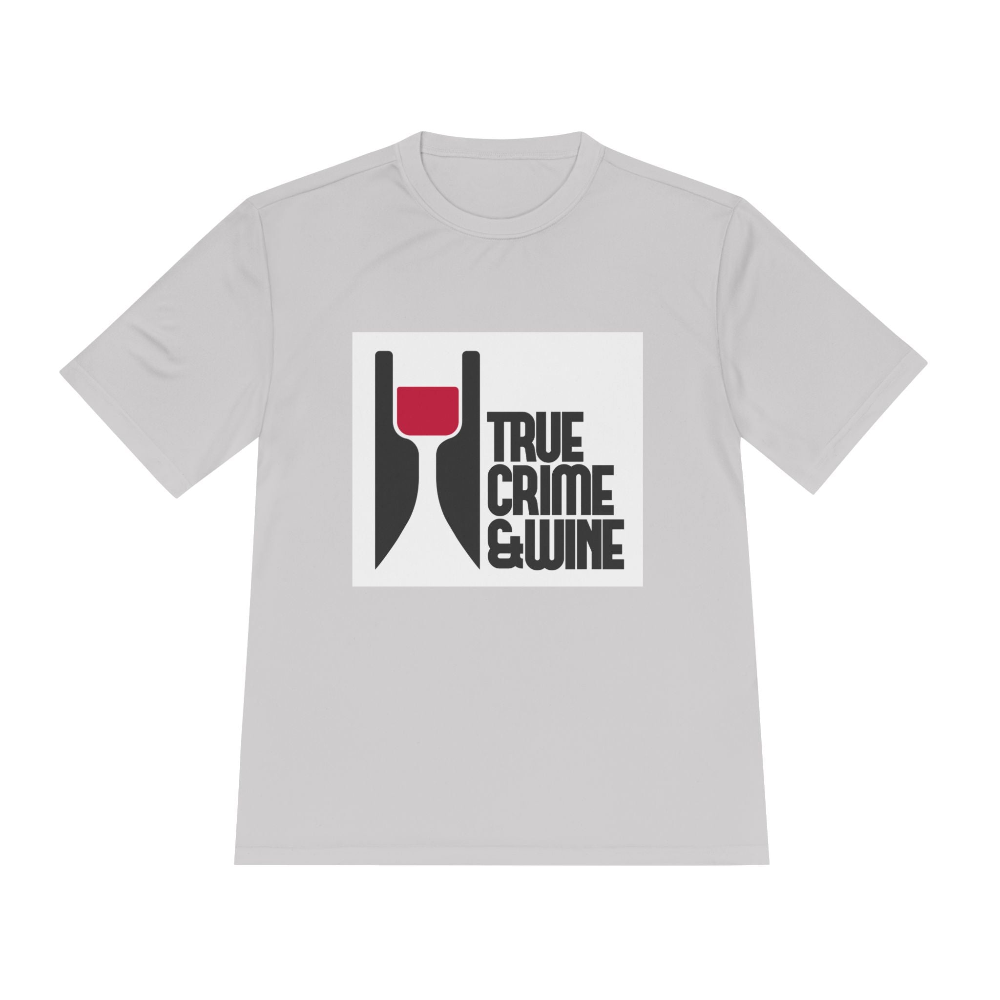 True Crime & Wine Unisex Moisture Wicking Tee, Perfect for True Crime Lovers, Wine Enthusiasts, Gifts for Friends, Casual Wear, Date [...]