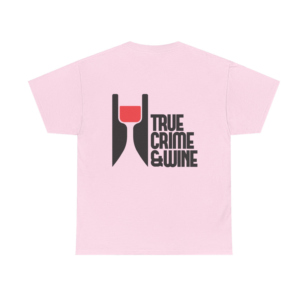 True Crime & Wine Unisex Cotton Tee, Funny Graphic Shirt for True Crime Lovers, Wine Enthusiast Gift, Casual Tee for Everyday Wear, [...]