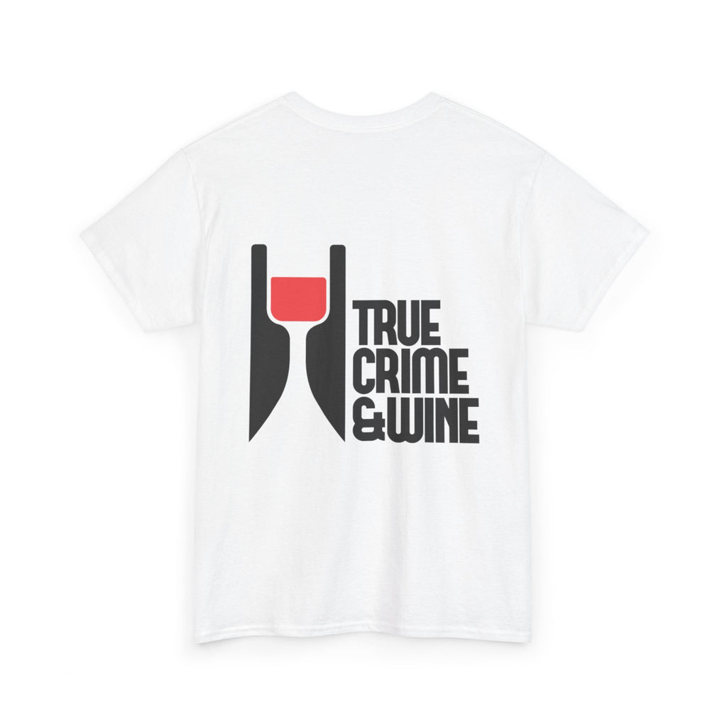 True Crime & Wine Unisex Cotton Tee, Funny Graphic Shirt for True Crime Lovers, Wine Enthusiast Gift, Casual Tee for Everyday Wear, [...]