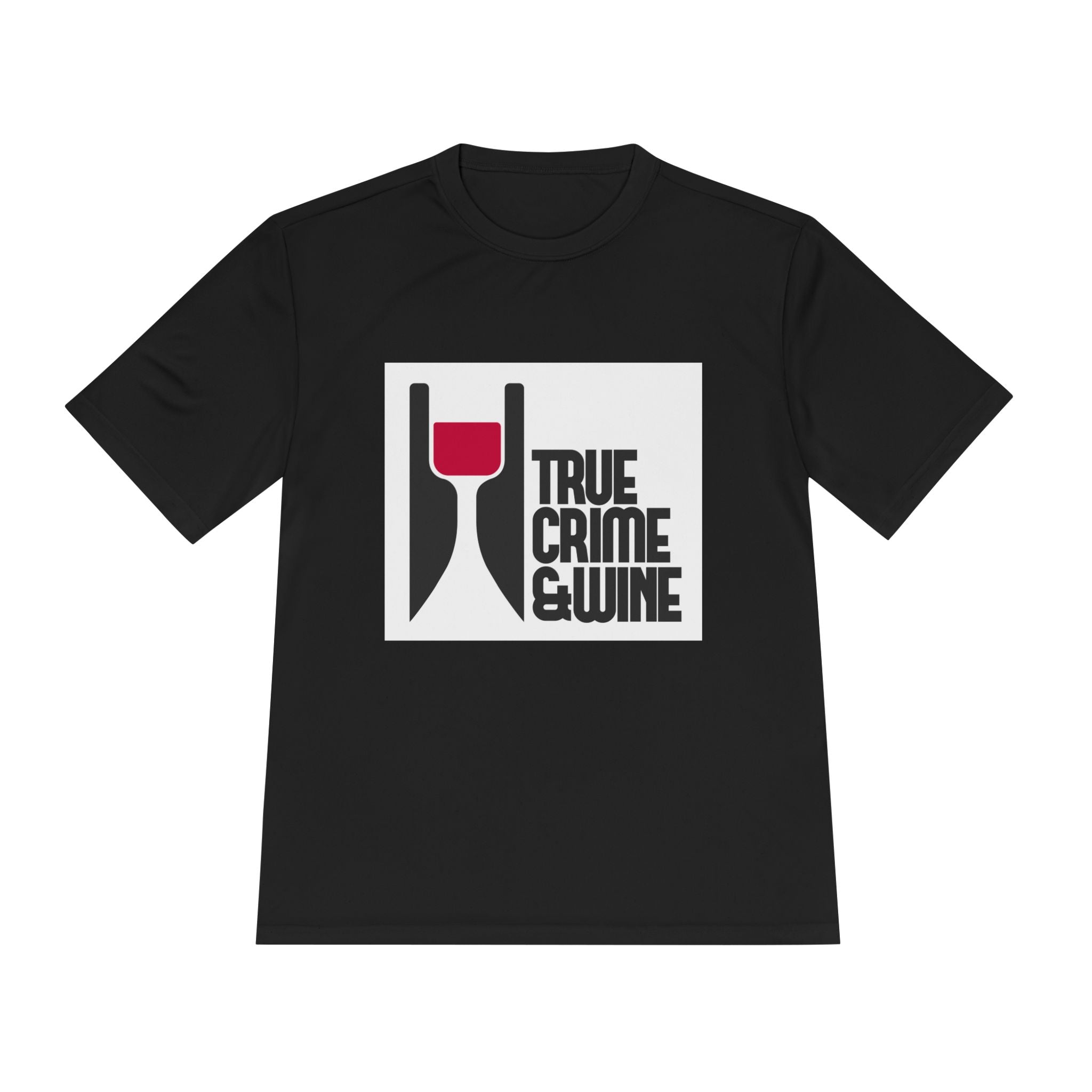 True Crime & Wine Unisex Moisture Wicking Tee, Perfect for True Crime Lovers, Wine Enthusiasts, Gifts for Friends, Casual Wear, Date [...]