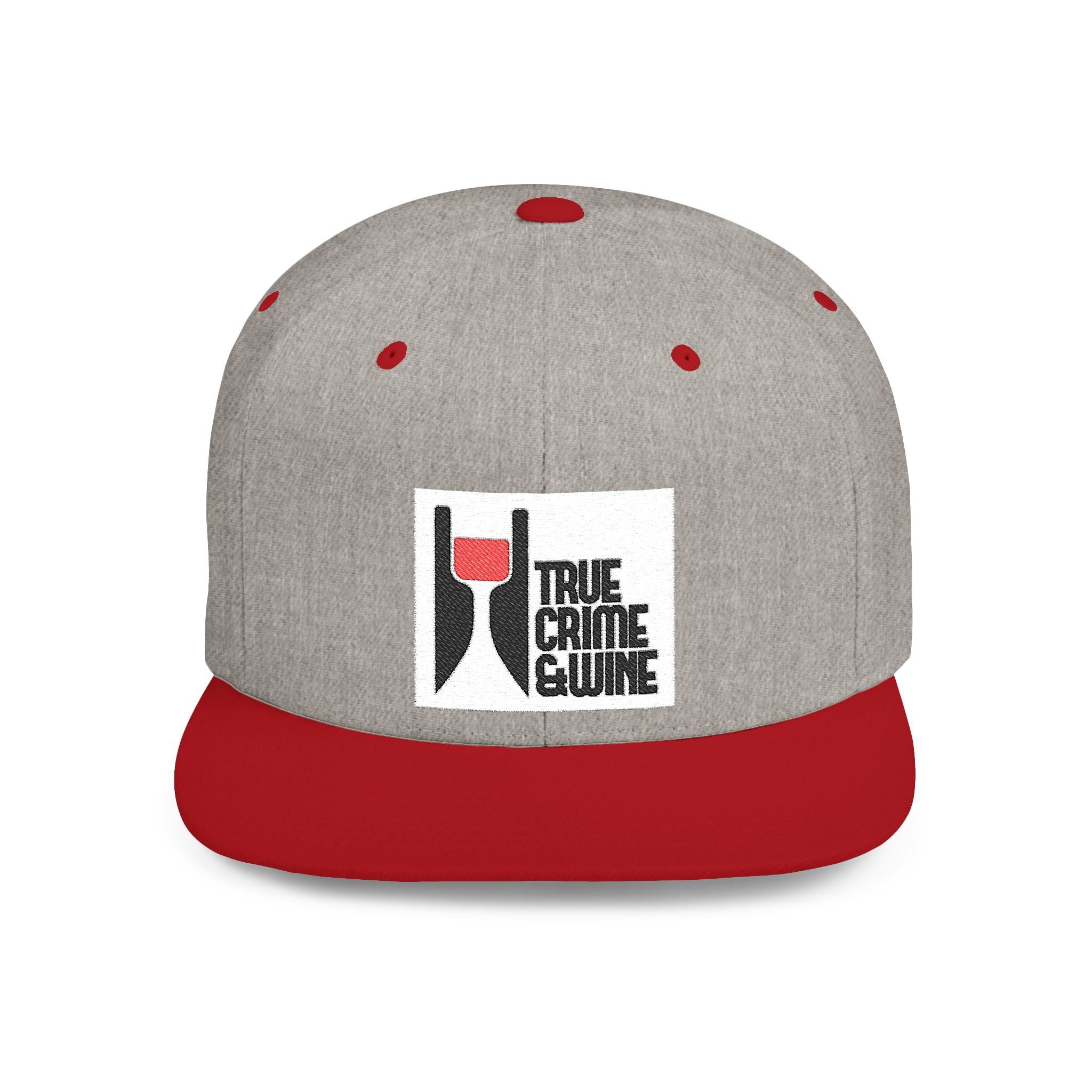 True Crime Enthusiast Flat Bill Snapback Cap - Trendy Hat for Fans, Gift for Him/Her, Casual Wear, Festival Accessory, Cool Streetwear