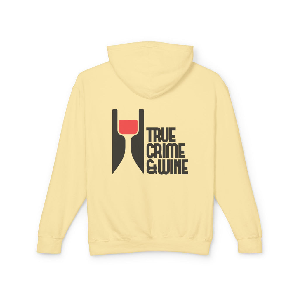 True Crime & Wine Unisex Lightweight Hooded Sweatshirt