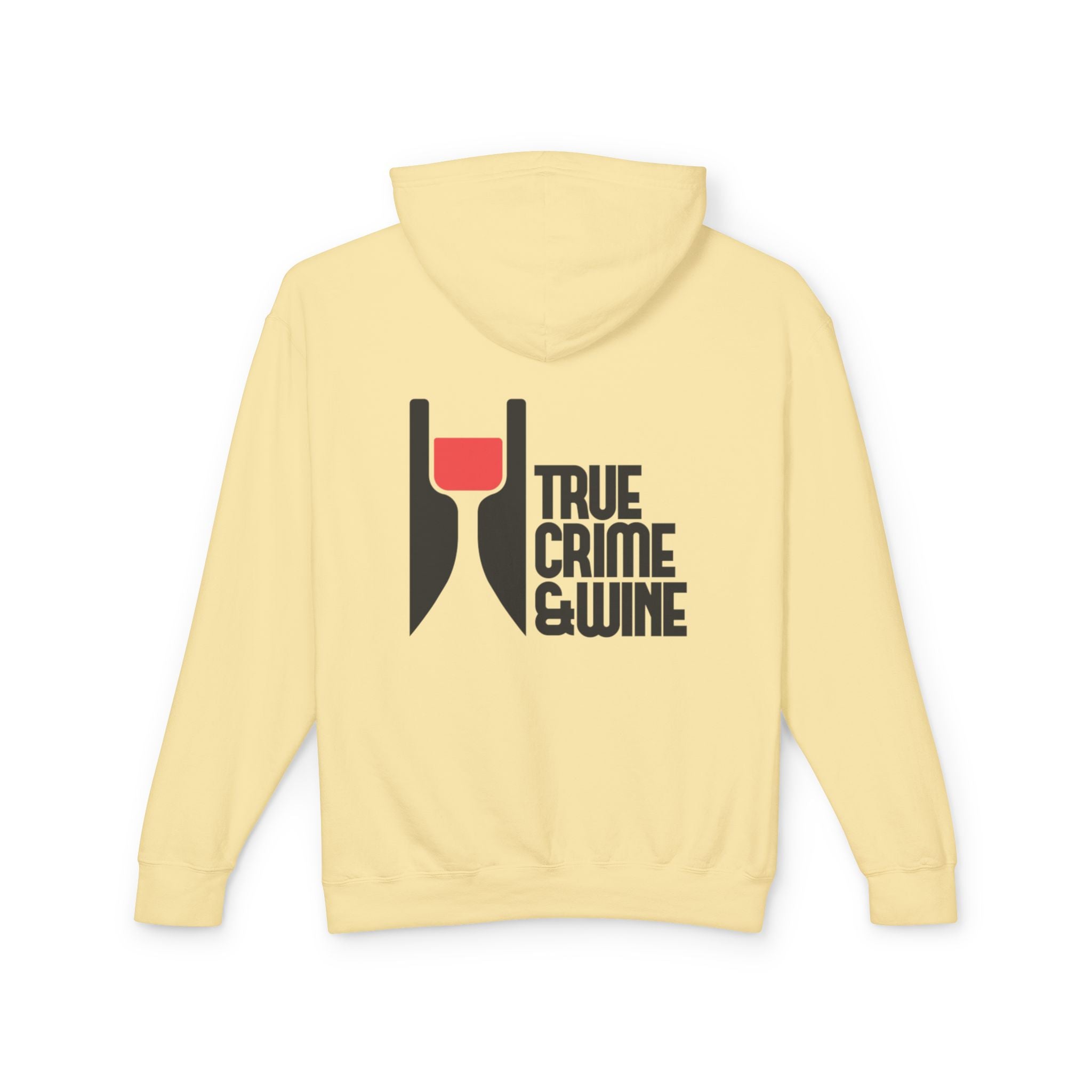 True Crime & Wine Unisex Lightweight Hooded Sweatshirt