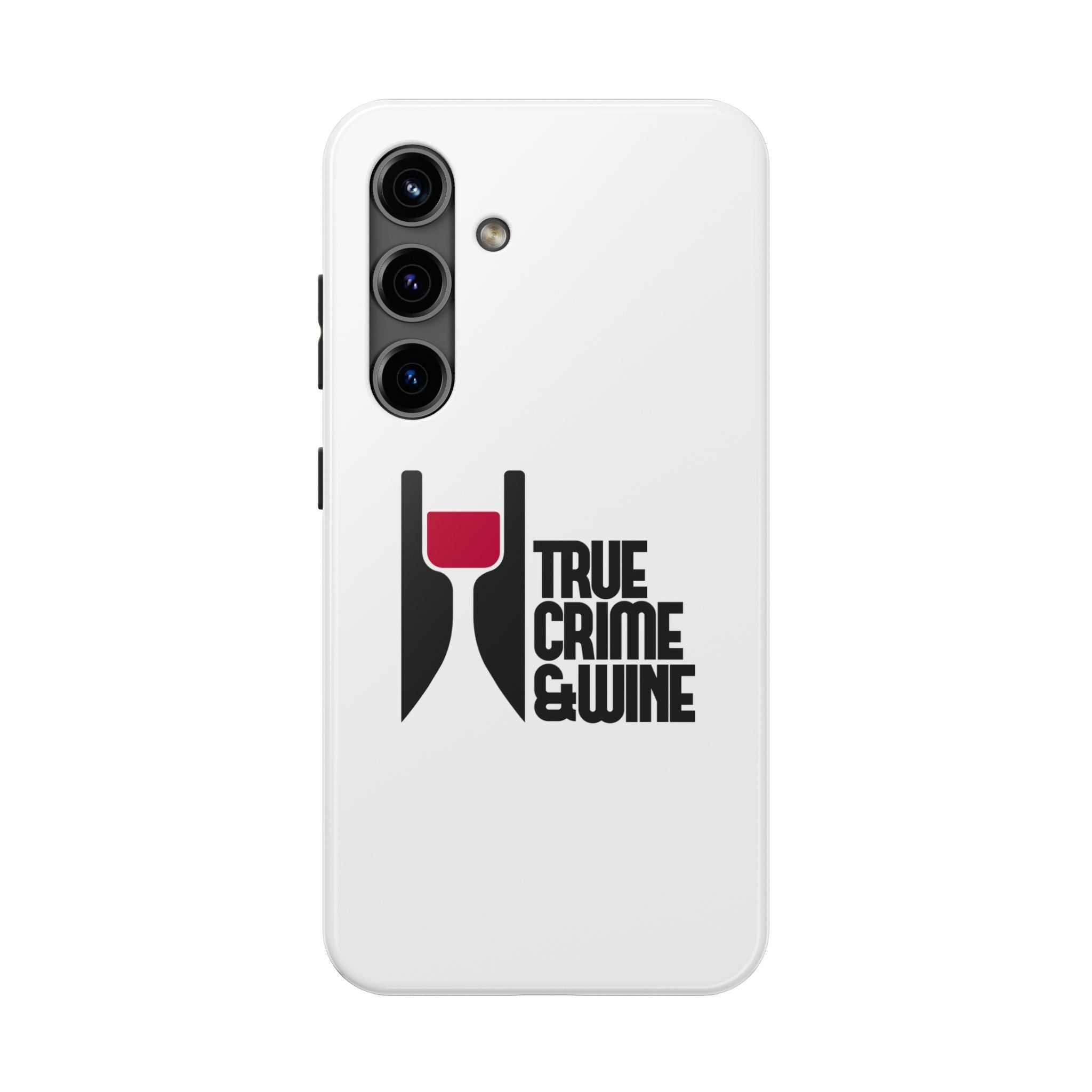 True Crime & Wine Tough Phone Case, Durable Smartphone Cover, Gift for True Crime Lovers, Protective Phone Accessory, Unique Design [...]