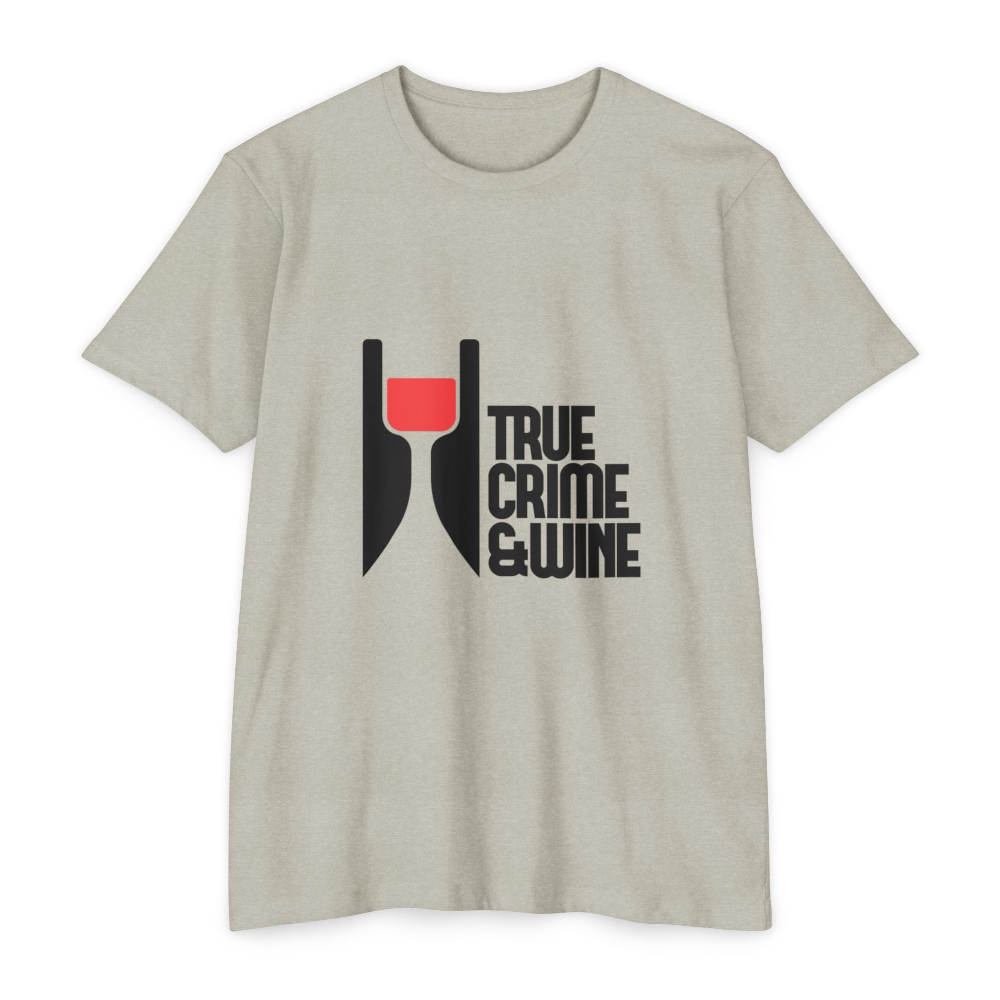 True Crime & Wine Unisex T-Shirt, Perfect Gift for True Crime Fans, Wine Lovers, Cozy Nights In, Casual Wear, Unique Graphic Tee