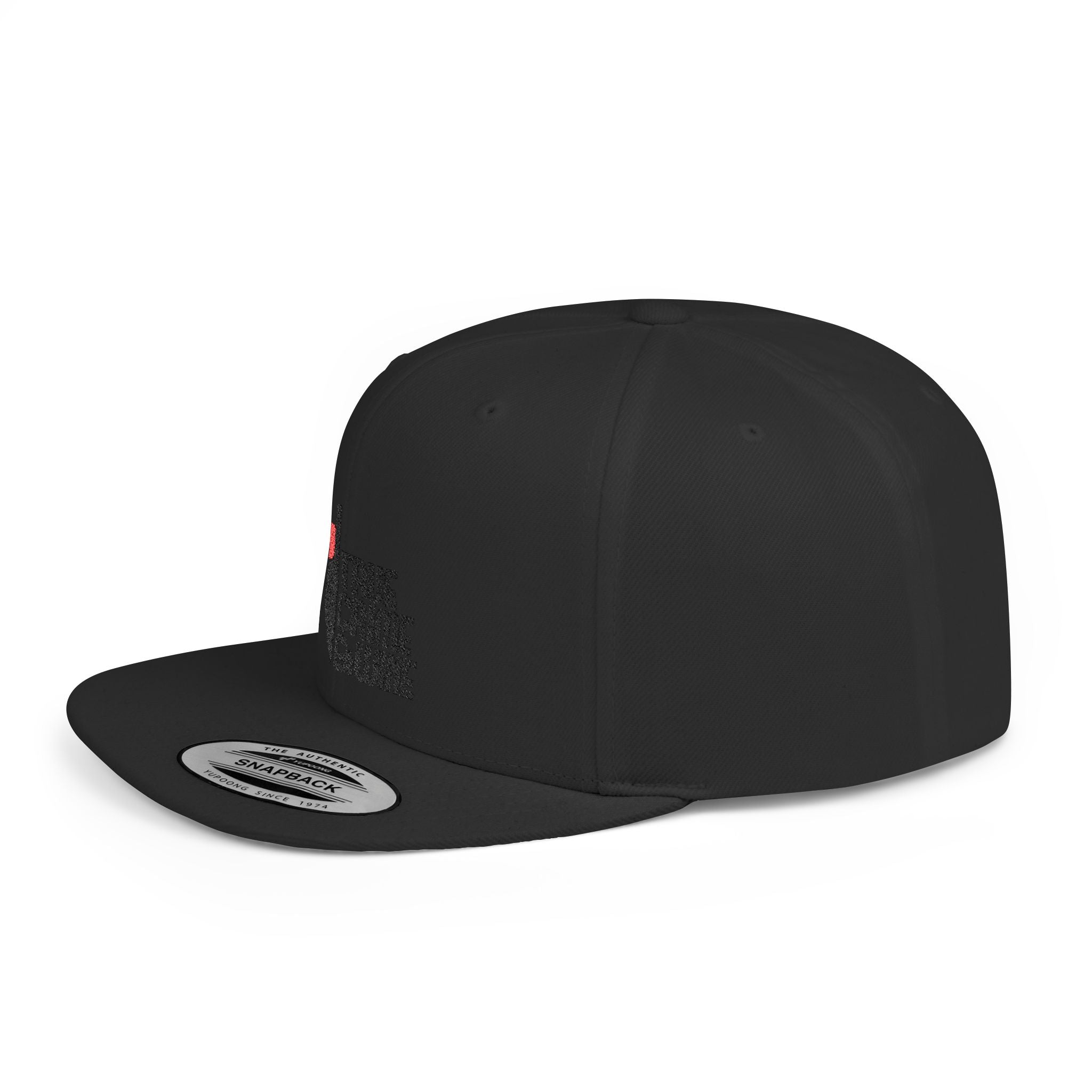 True Crime Enthusiast Flat Bill Snapback Cap - Trendy Hat for Fans, Gift for Him/Her, Casual Wear, Festival Accessory, Cool Streetwear