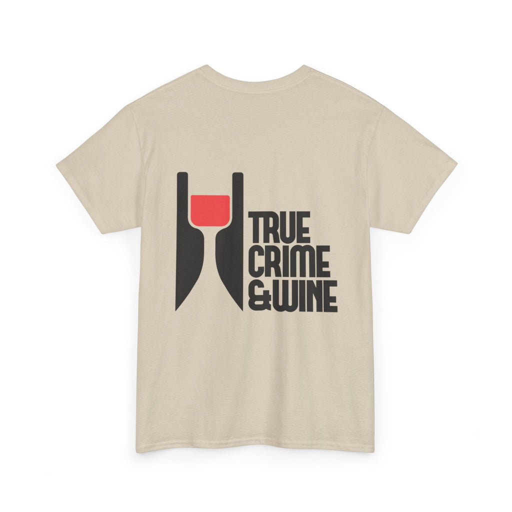 True Crime & Wine Unisex Cotton Tee, Funny Graphic Shirt for True Crime Lovers, Wine Enthusiast Gift, Casual Tee for Everyday Wear, [...]