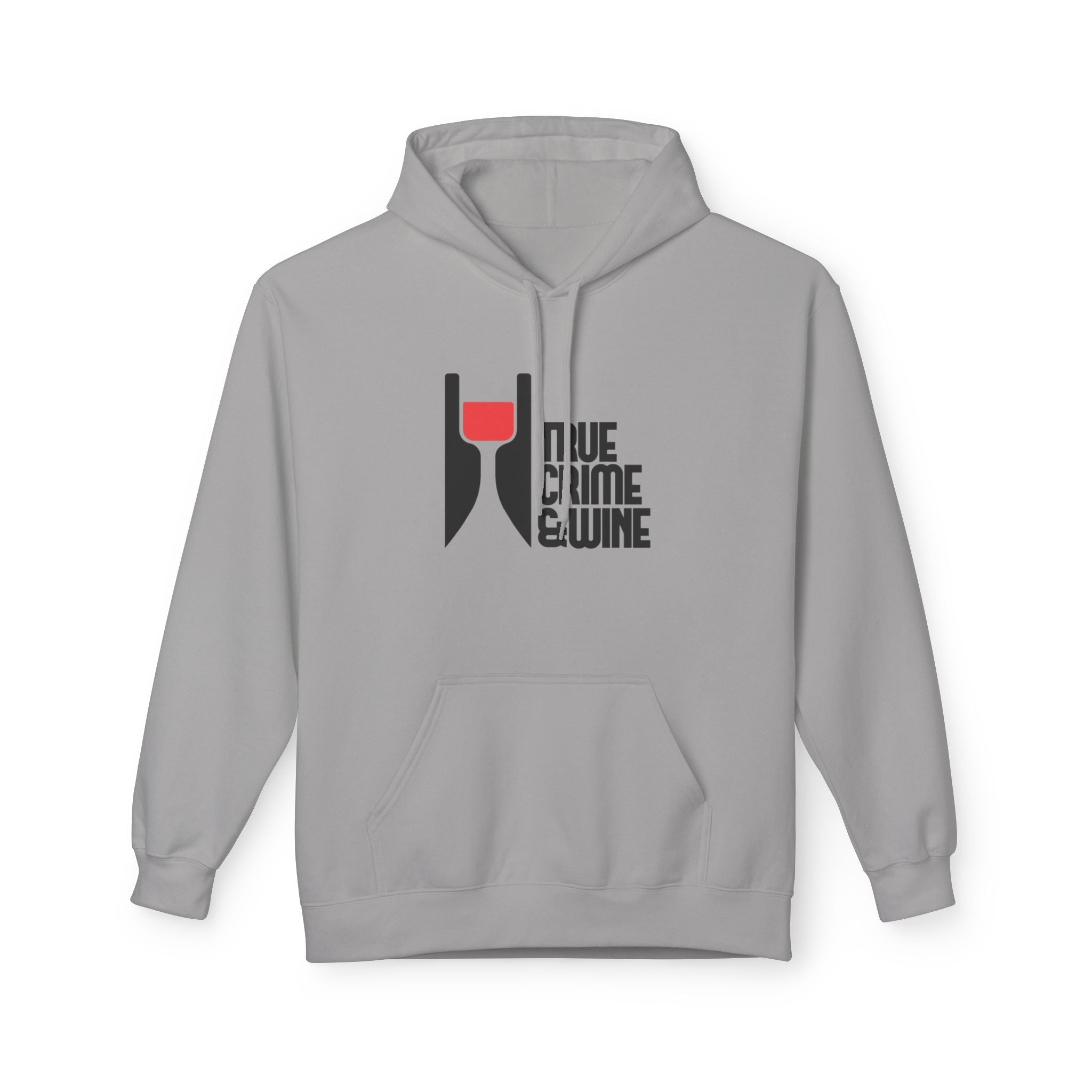 True Crime & Wine Hoodie - Cozy Unisex Fleece Sweatshirt for Wine Lovers, Perfect Gift for True Crime Fans, Casual Wear, Wine Night, [...]
