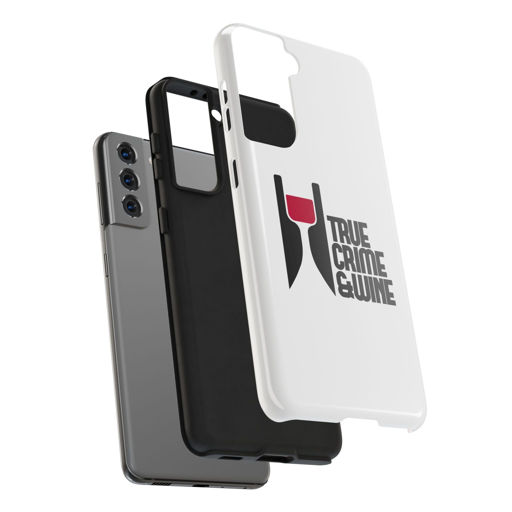 True Crime & Wine Tough Phone Case, Durable Smartphone Cover, Gift for True Crime Lovers, Protective Phone Accessory, Unique Design [...]