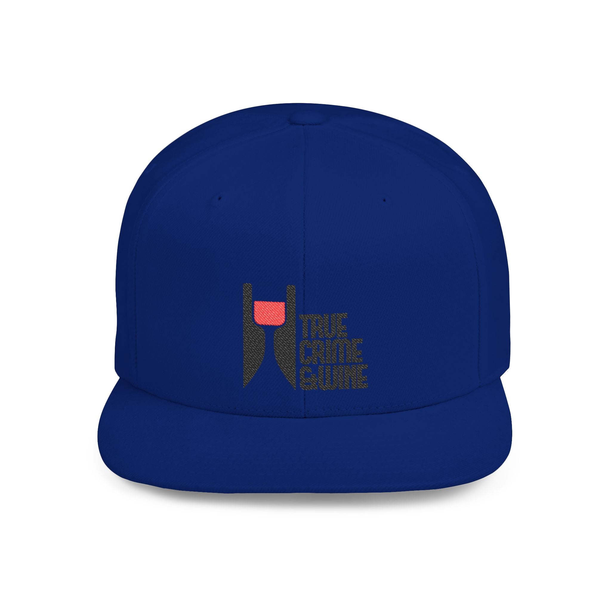 True Crime Enthusiast Flat Bill Snapback Cap - Trendy Hat for Fans, Gift for Him/Her, Casual Wear, Festival Accessory, Cool Streetwear