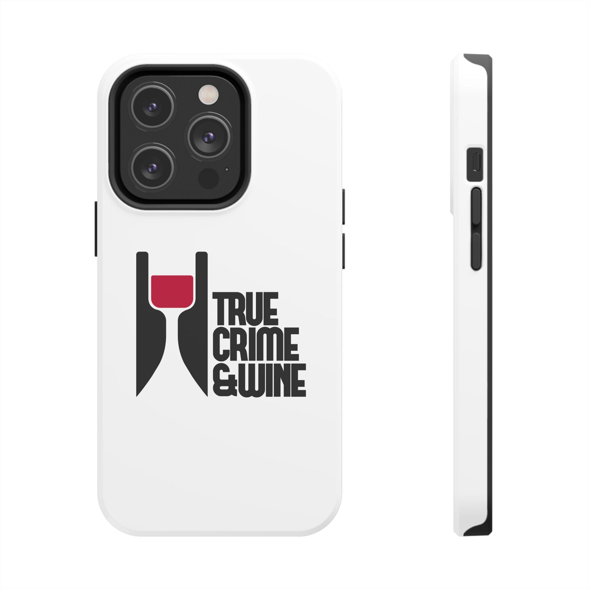 True Crime & Wine Tough Phone Case, Durable Smartphone Cover, Gift for True Crime Lovers, Protective Phone Accessory, Unique Design [...]