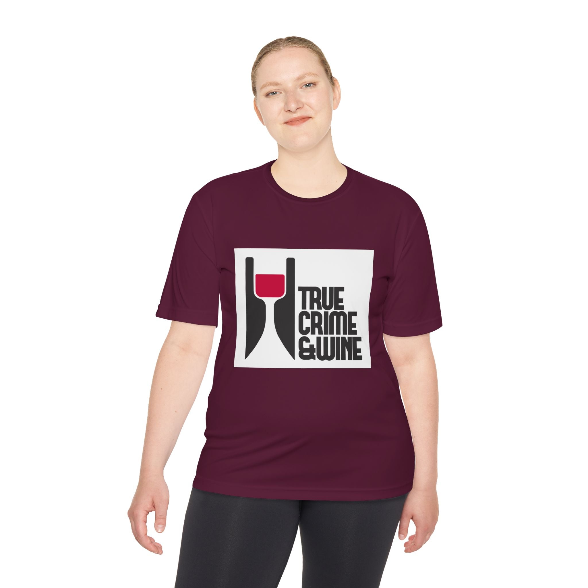 True Crime & Wine Unisex Moisture Wicking Tee, Perfect for True Crime Lovers, Wine Enthusiasts, Gifts for Friends, Casual Wear, Date [...]