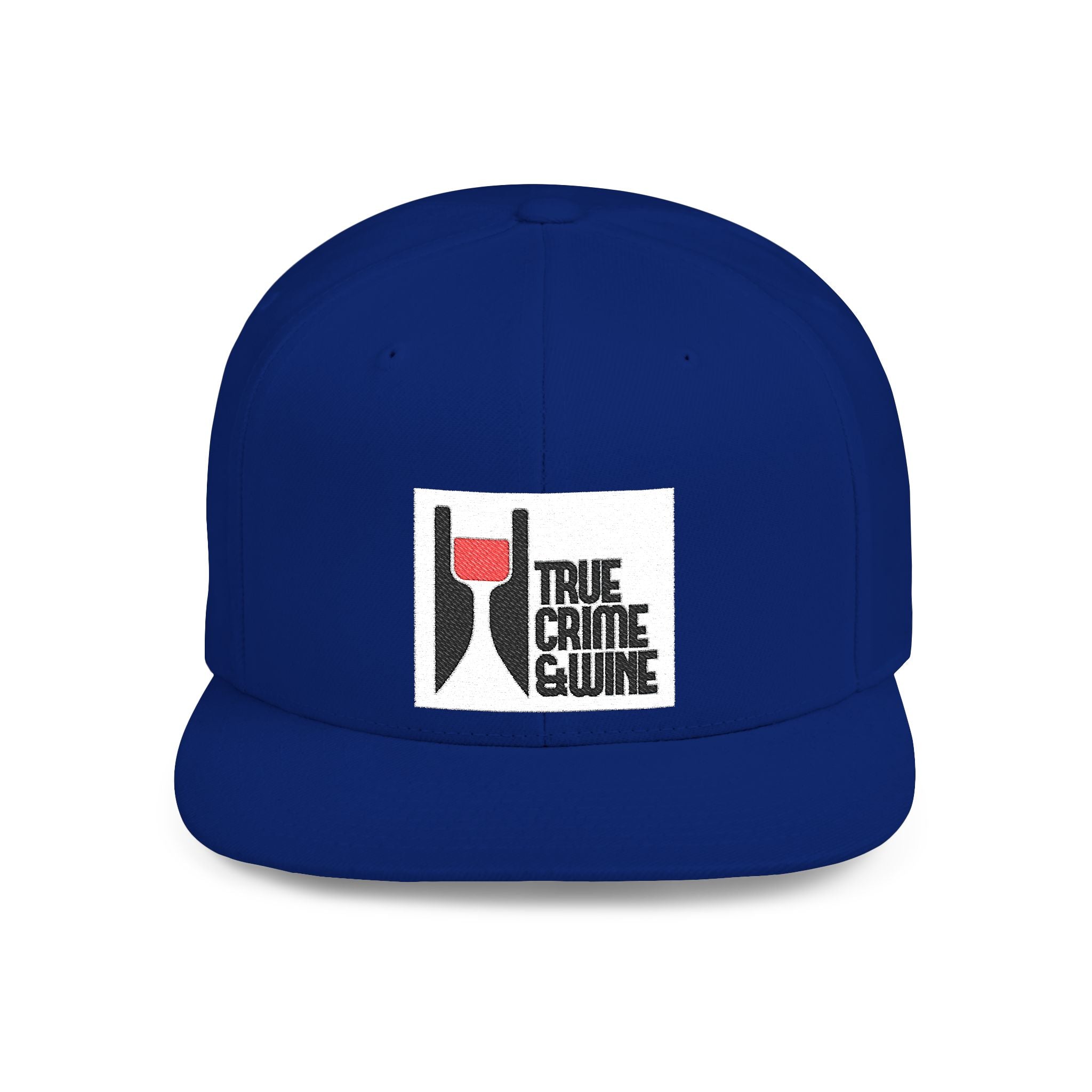 True Crime Enthusiast Flat Bill Snapback Cap - Trendy Hat for Fans, Gift for Him/Her, Casual Wear, Festival Accessory, Cool Streetwear