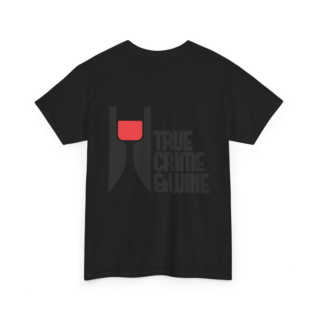 True Crime & Wine Unisex Cotton Tee, Funny Graphic Shirt for True Crime Lovers, Wine Enthusiast Gift, Casual Tee for Everyday Wear, [...]